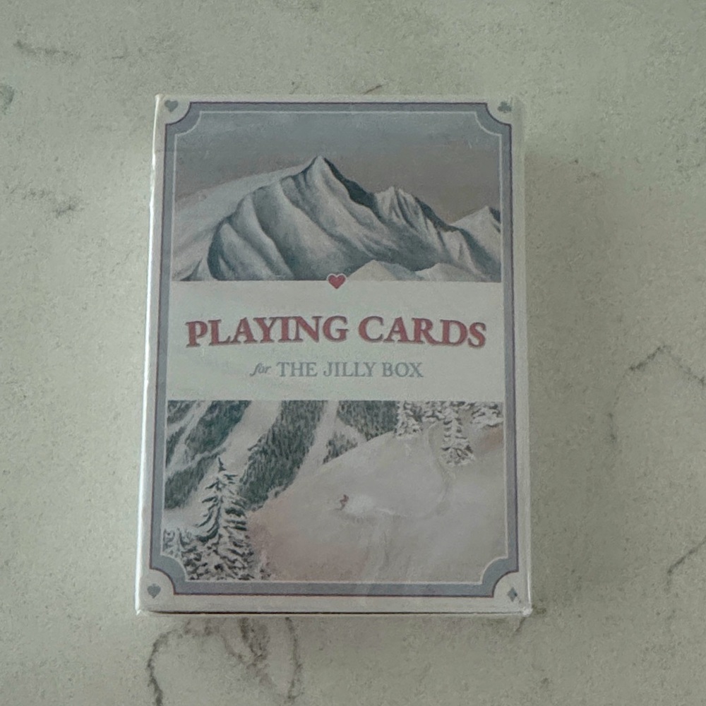 NEW playing cards from The Jilly Box